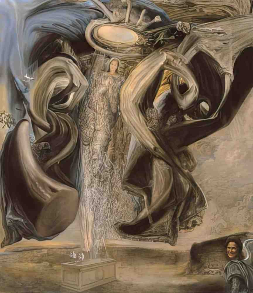 Salvador Dali 0718 Art A4 Photo Print