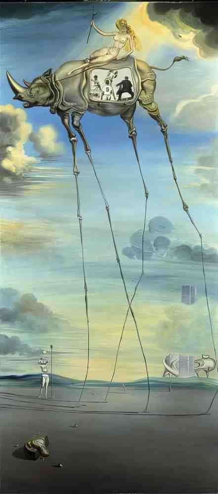 Salvador Dali 0723 Art A4 Photo Print