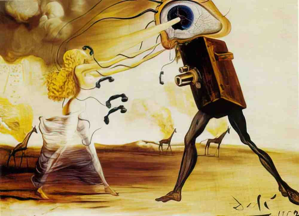 Salvador Dali 0726 Art A4 Photo Print
