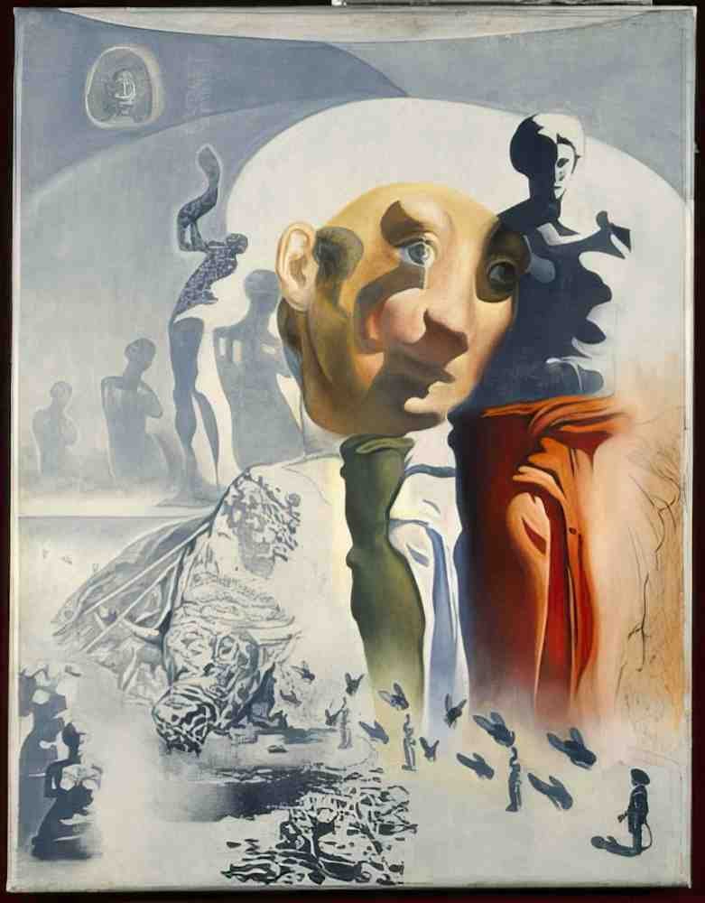 Salvador Dali 0845 Art A4 Photo Print