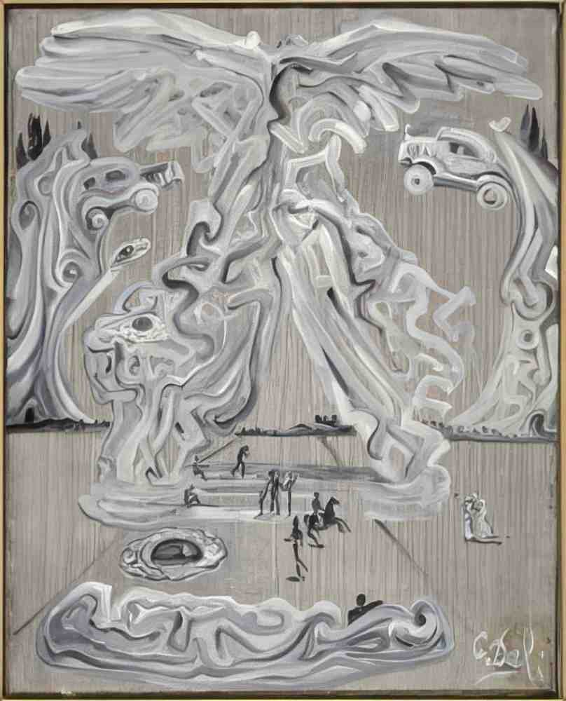 Salvador Dali 0991 Art A4 Photo Print