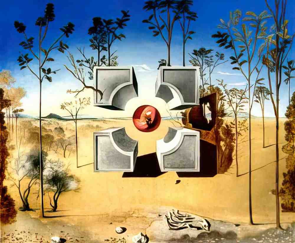 Salvador Dali 1025 Art A4 Photo Print