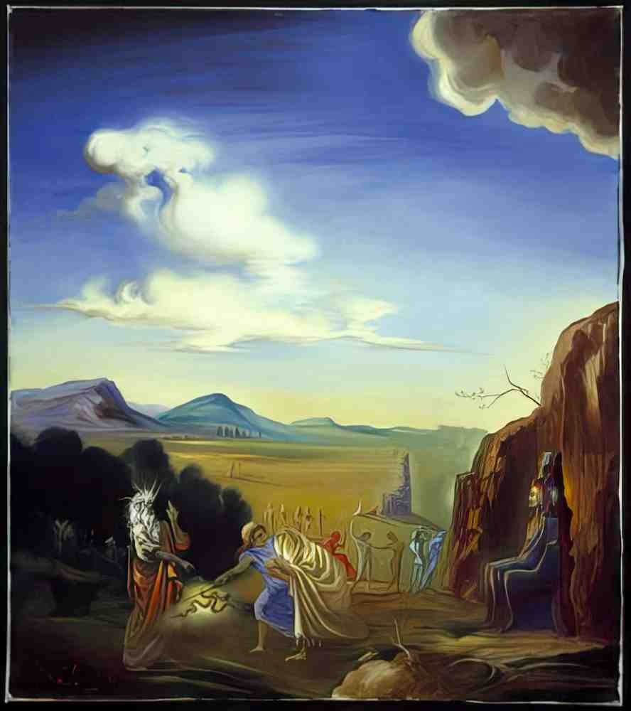 Salvador Dali 1044 Art A4 Photo Print