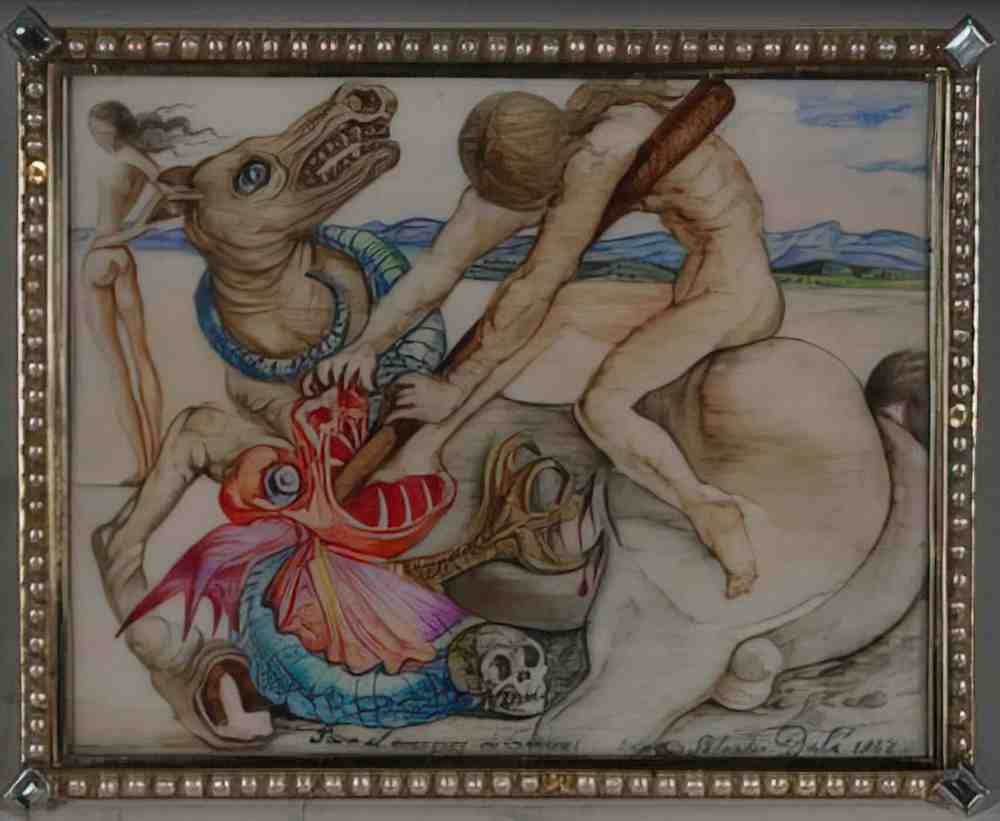 Salvador Dali 1046 Art A4 Photo Print