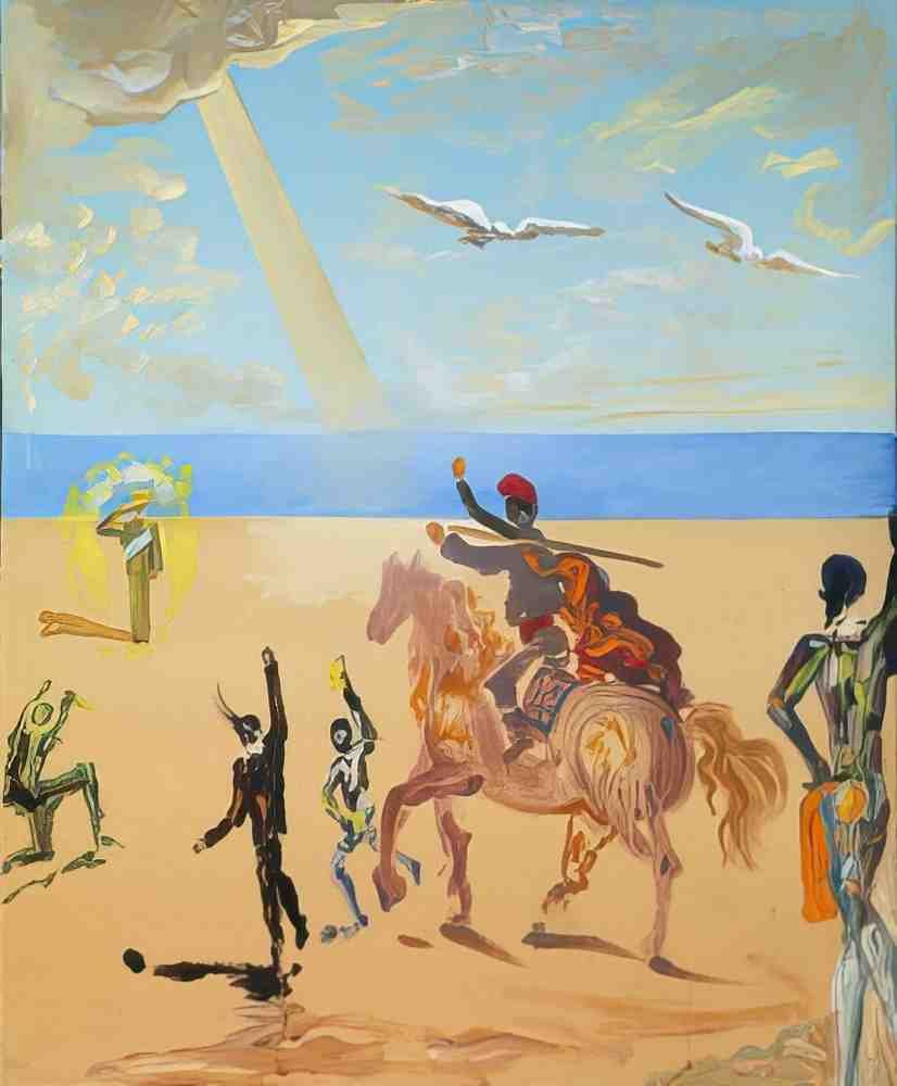 Salvador Dali 1131 Art A4 Photo Print