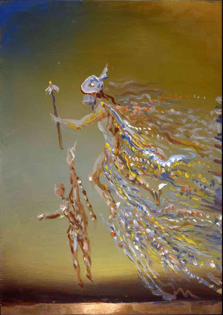Salvador Dali Hermes 0923 A4 Photo Print