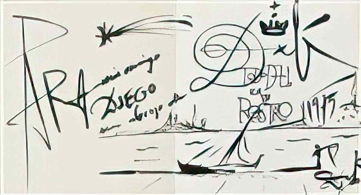 Salvador Dali salvador dalí sin título 2 Art A4 Photo Print