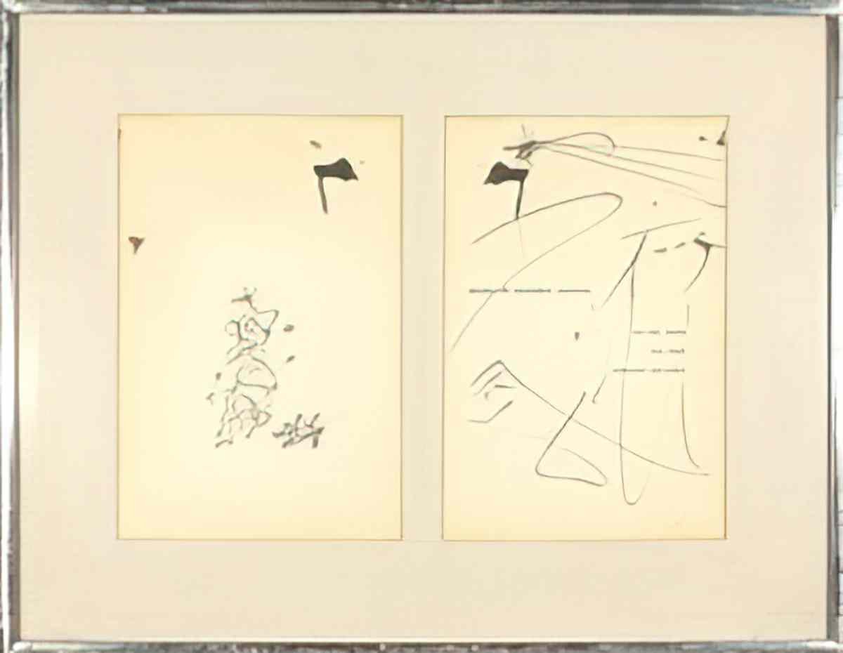 Salvador Dali salvador dali abstract drawing Art A4 Photo Print