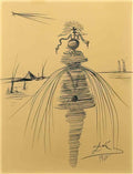 Salvador Dali salvador dali anthony and cleopatra Art A4 Photo Print