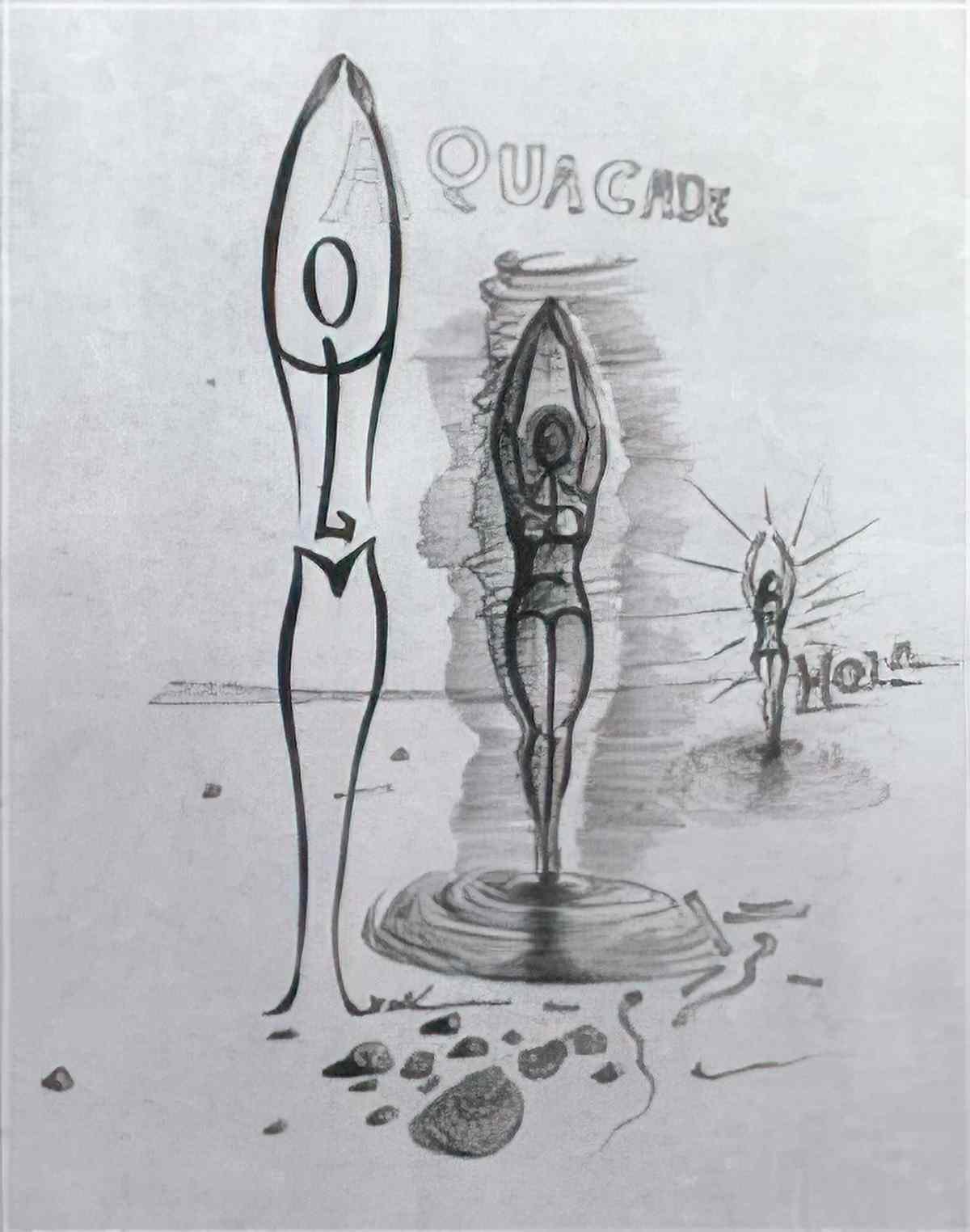 Salvador Dali salvador dali aquacade Art A4 Photo Print