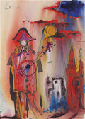 Salvador Dali salvador dali arlequin Art A4 Photo Print