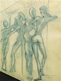 Salvador Dali salvador dali cariatides Art A4 Photo Print