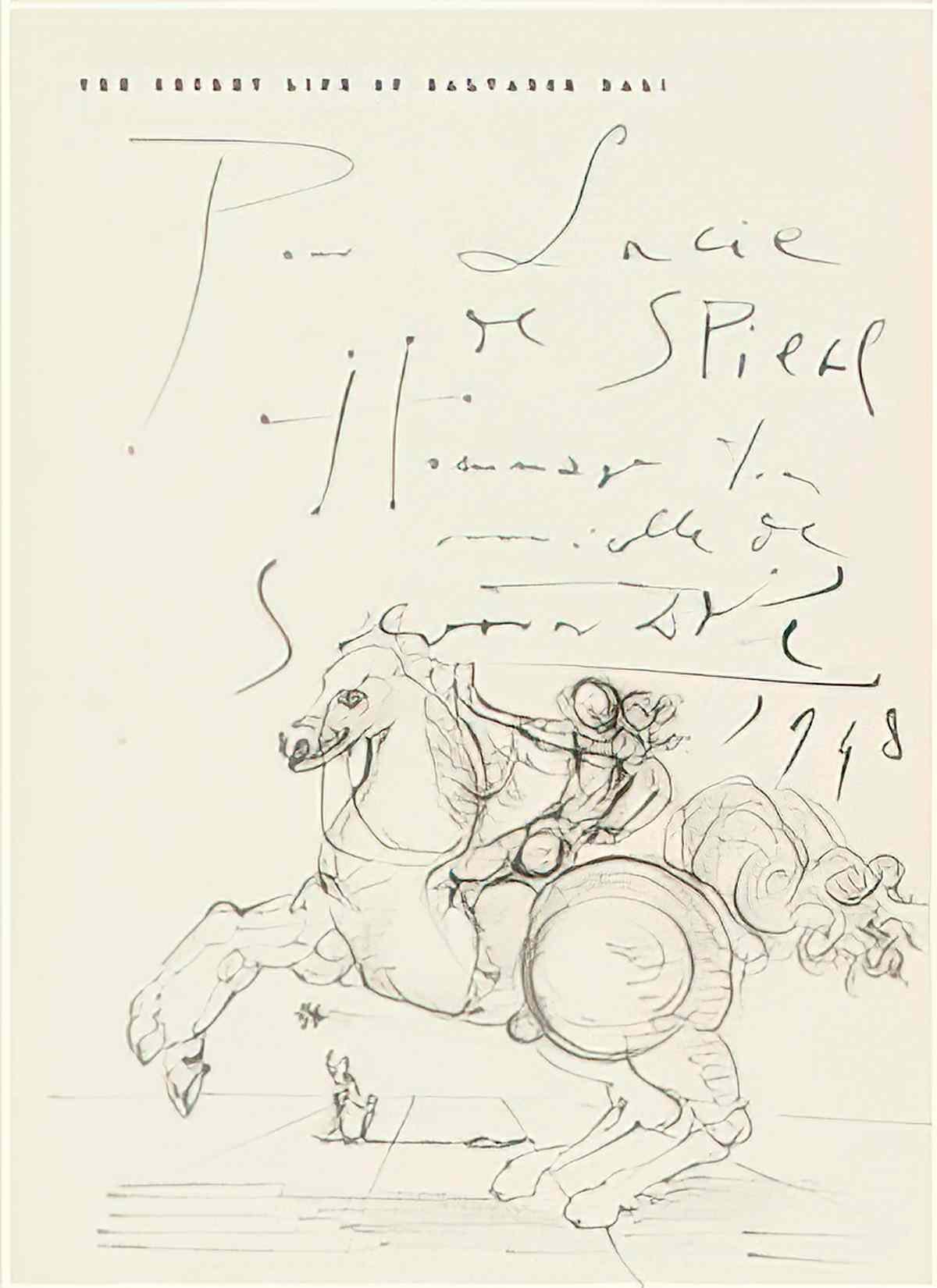 Salvador Dali salvador dali cavalier6 Art A4 Photo Print