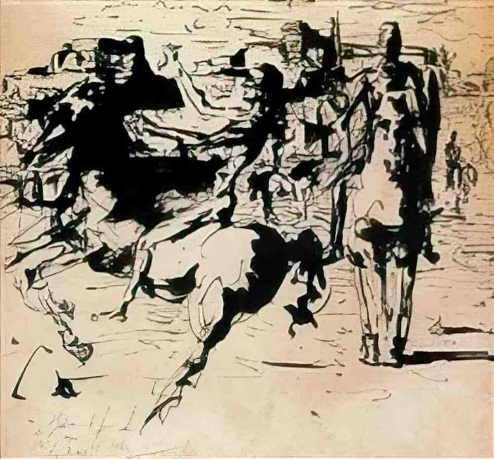 Salvador Dali salvador dali cavaliers Art A4 Photo Print