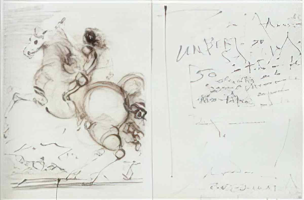 Salvador Dali salvador dali chevalier4 Art A4 Photo Print