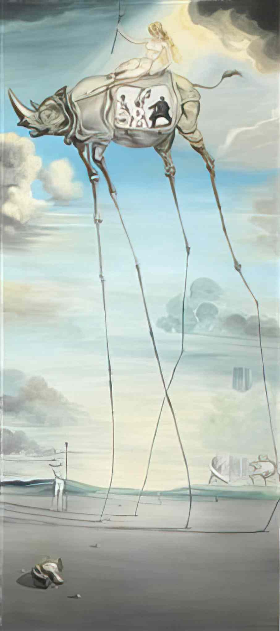 Salvador Dali salvador dali chevauchee celeste1 Art A4 Photo Print