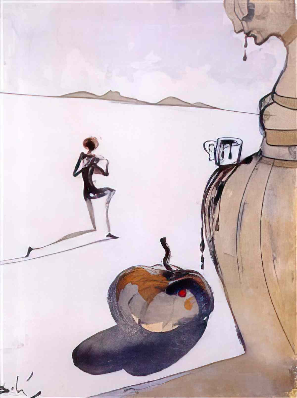 Salvador Dali salvador dali chocolat Art A4 Photo Print