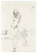 Salvador Dali salvador dali christ et cavalier1 Art A4 Photo Print