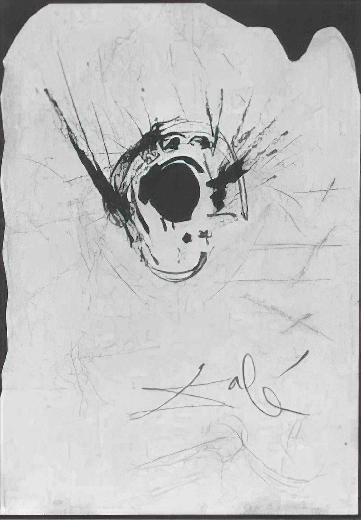 Salvador Dali salvador dali composition decoupee Art A4 Photo Print