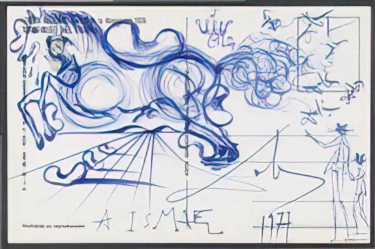 Salvador Dali salvador dali composition1 Art A4 Photo Print