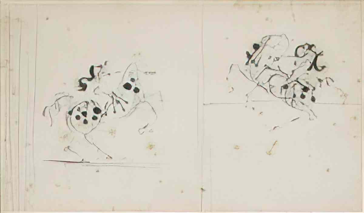 Salvador Dali salvador dali deux cavaliers Art A4 Photo Print