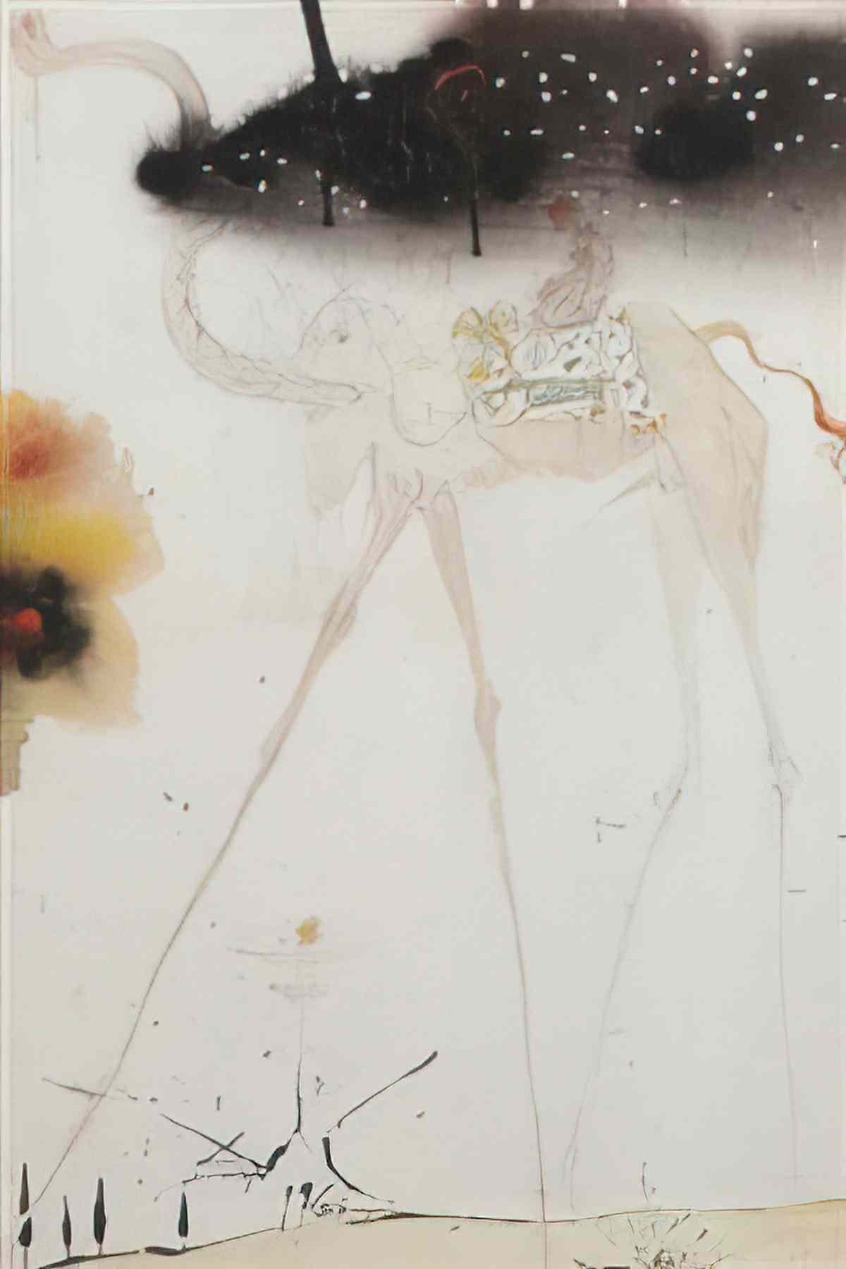 Salvador Dali salvador dali elephant spatiale1 Art A4 Photo Print