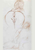 Salvador Dali salvador dali erotique no4 nu de dos les fesses A4 Photo Print