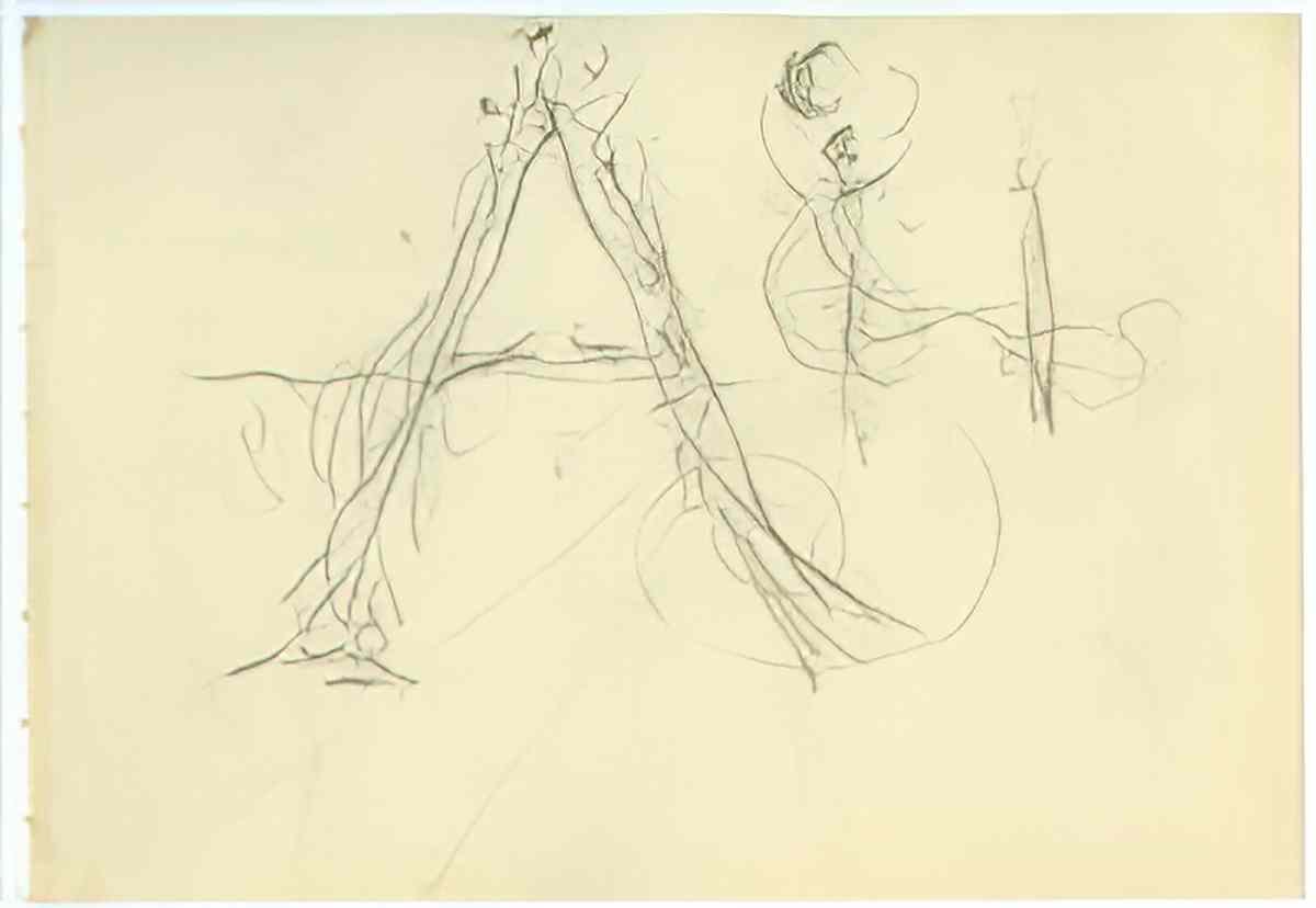 Salvador Dali salvador dali etude calligraphique avec danseuse study Art A4 Photo Print