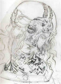 Salvador Dali salvador dali etude de tete eclatee Art A4 Photo Print