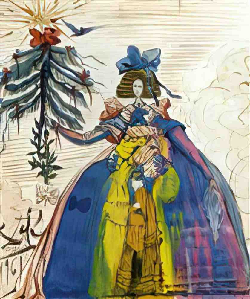 Salvador Dali salvador dali infanta Art A4 Photo Print