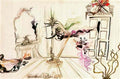 Salvador Dali salvador dali interior Art A4 Photo Print