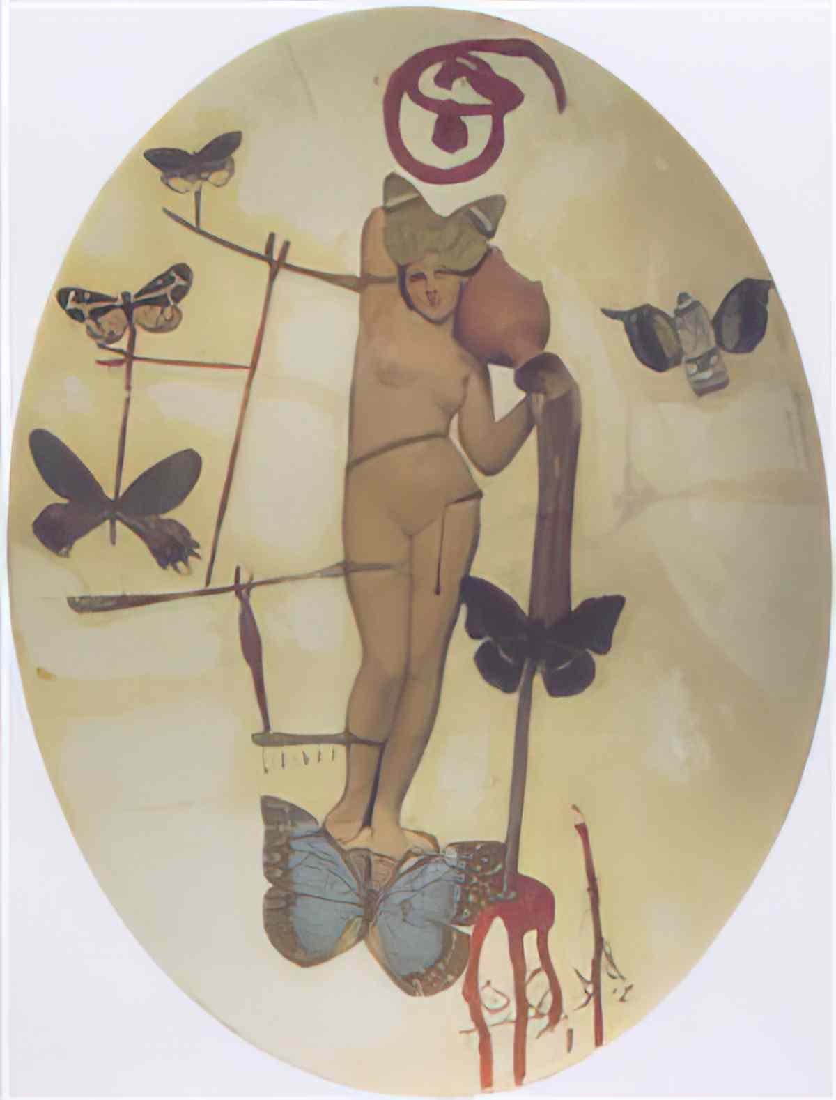 Salvador Dali salvador dali la venus a bequilles Art A4 Photo Print