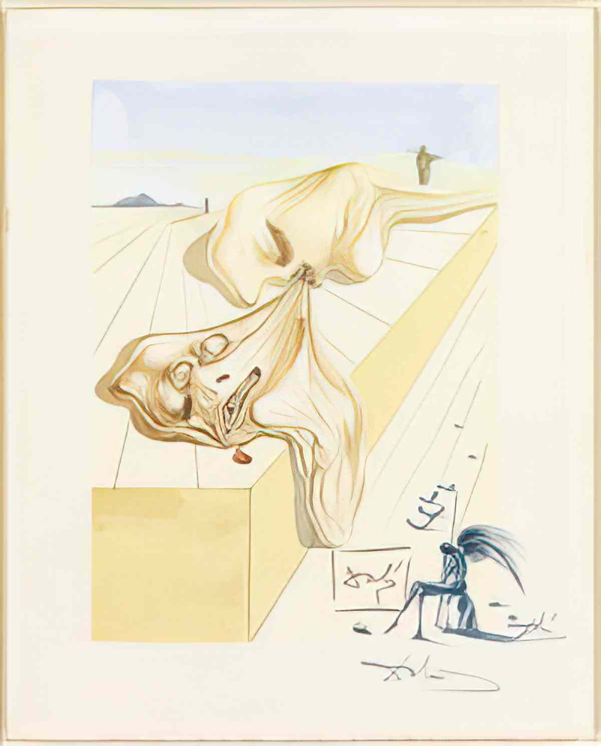 Salvador Dali salvador dali les hommes qui sentre devorent from divin Art A4 Photo Print