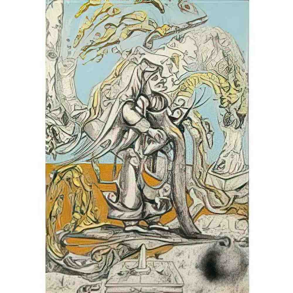 Salvador Dali salvador dali les omelettes Art A4 Photo Print