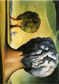 Salvador Dali salvador dali les trois sphynx de bikini A4 Photo Print