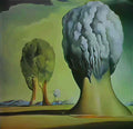 Salvador Dali salvador dali les trois sphynx de bikini Art A4 Photo Print