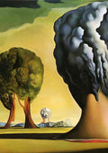 Salvador Dali salvador dali les trois sphynx de bikini CROP A4 Photo Print