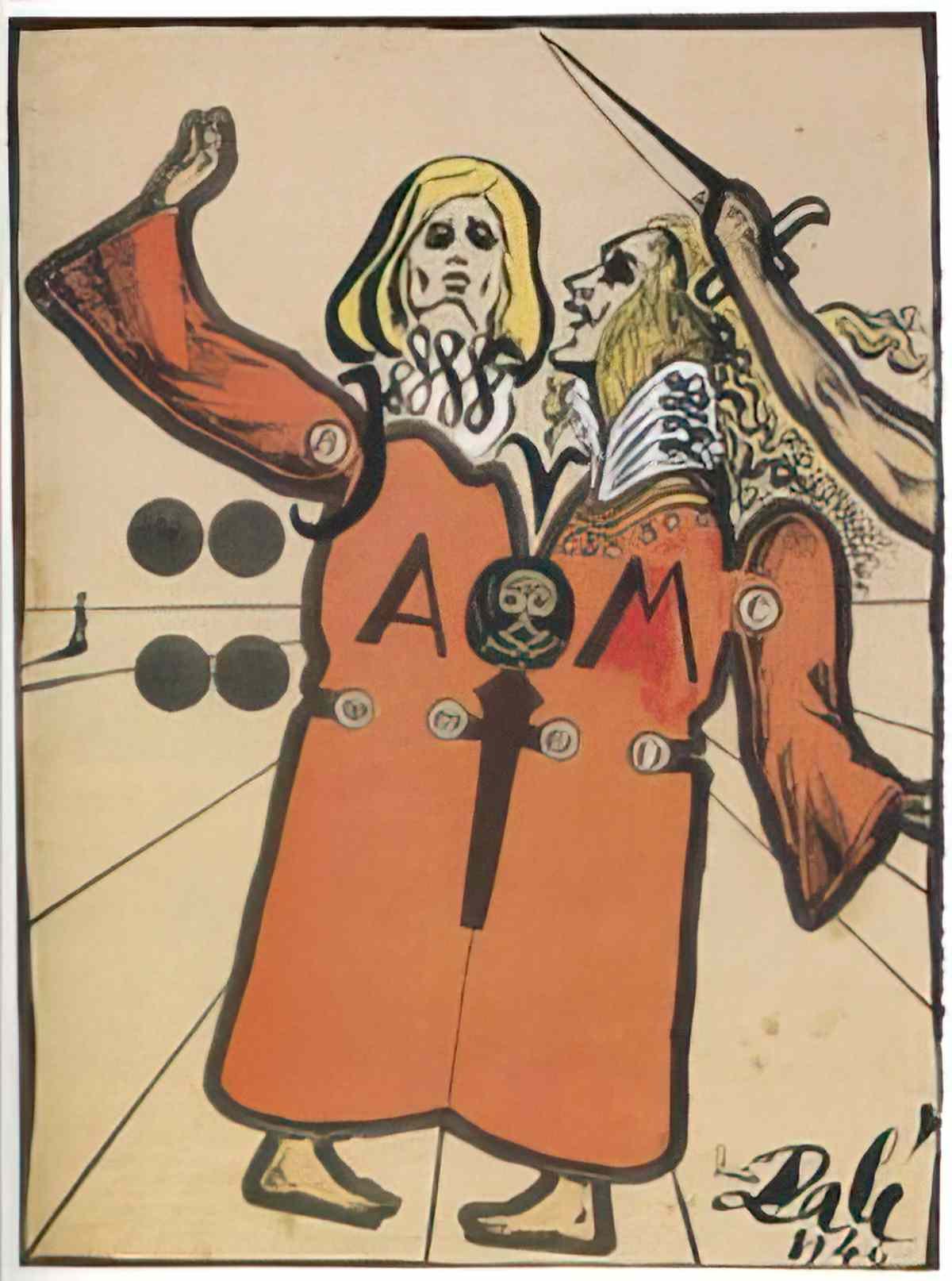 Salvador Dali salvador dali macbeth Art A4 Photo Print