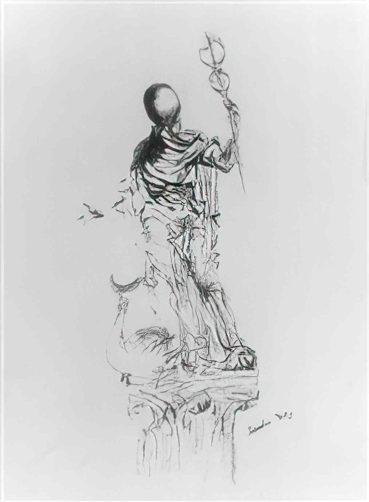 Salvador Dali salvador dali mercure Art A4 Photo Print