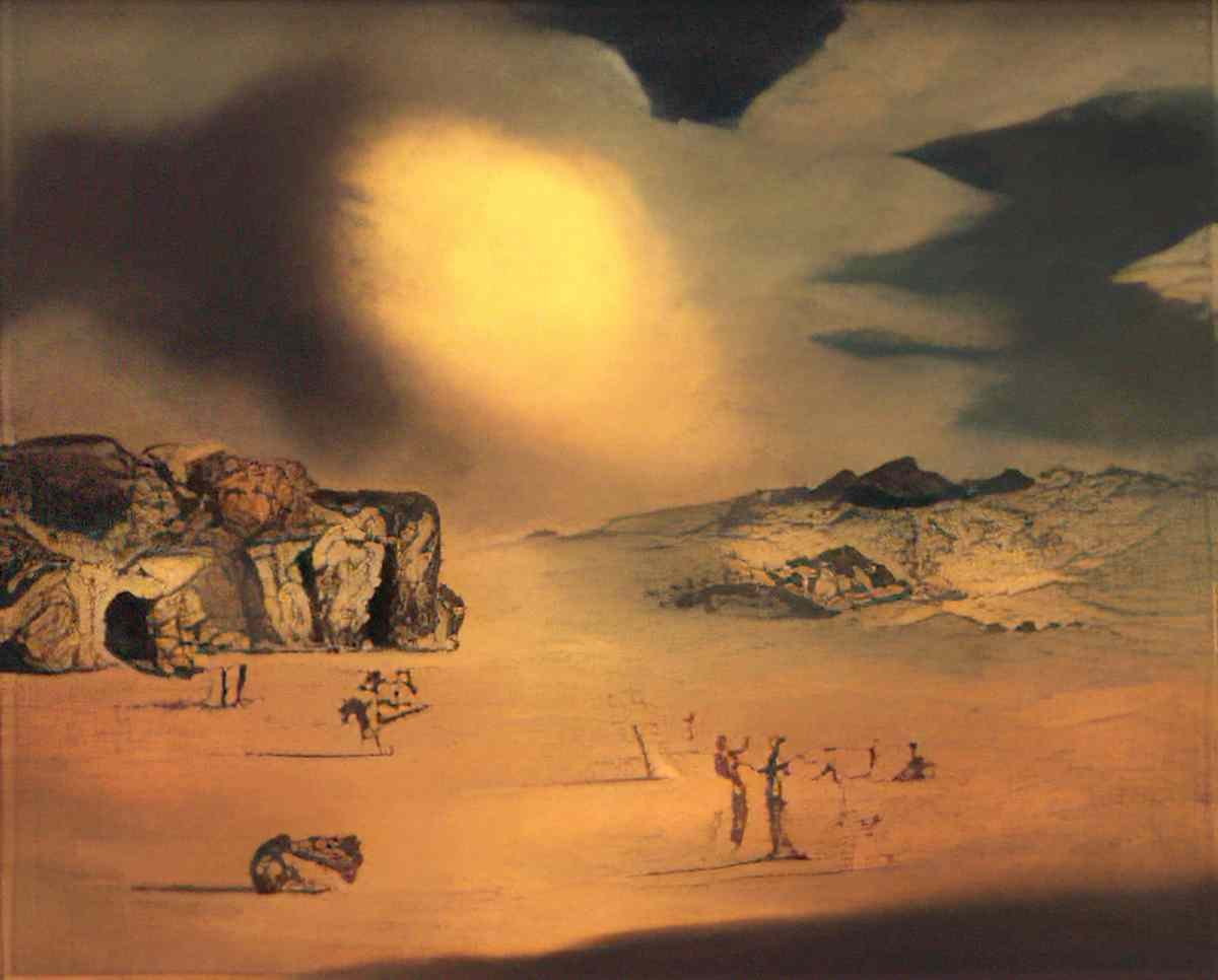 Salvador Dali salvador dali paysage paien moyen Art A4 Photo Print