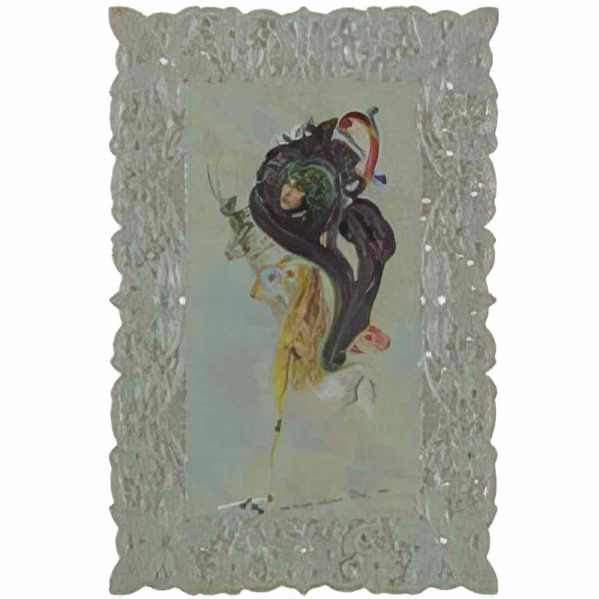 Salvador Dali salvador dali premier portrait de gala Art A4 Photo Print