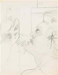 Salvador Dali salvador dali profil dhomme avec etoile2 Art A4 Photo Print