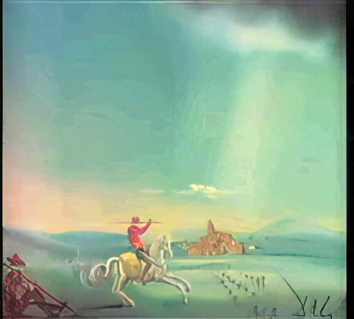 Salvador Dali salvador dali saint georges et le dragon Art A4 Photo Print