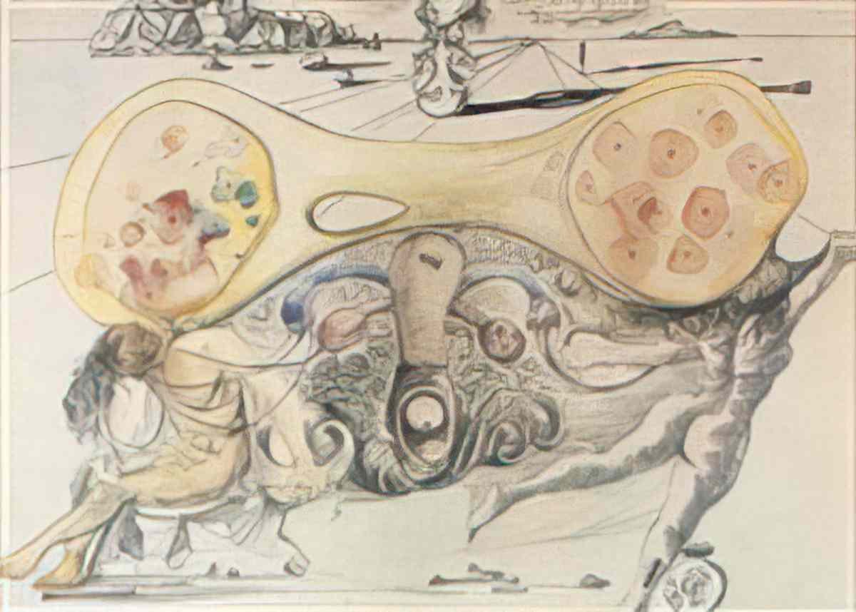Salvador Dali salvador dali sans titre37 Art A4 Photo Print
