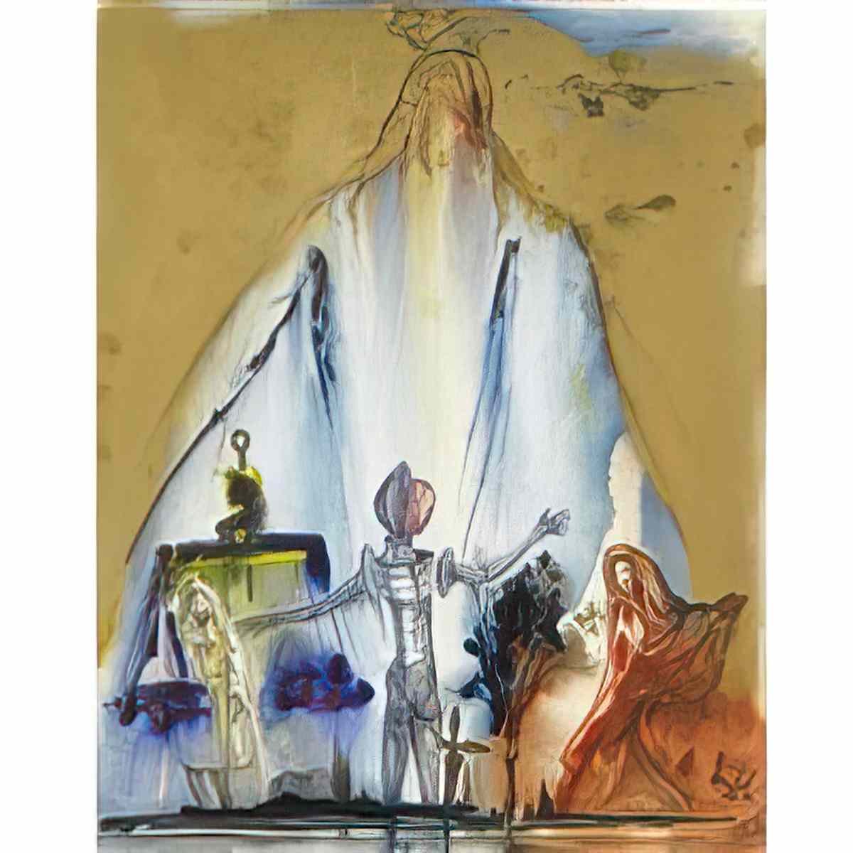 Salvador Dali salvador dali tancrede 2 Art A4 Photo Print