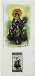 Salvador Dali salvador dali the high priest Art A4 Photo Print