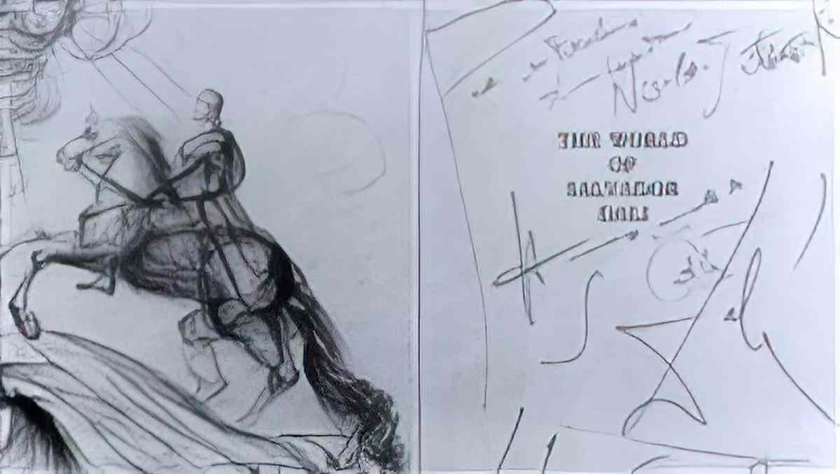 Salvador Dali salvador dali un chevalier Art A4 Photo Print