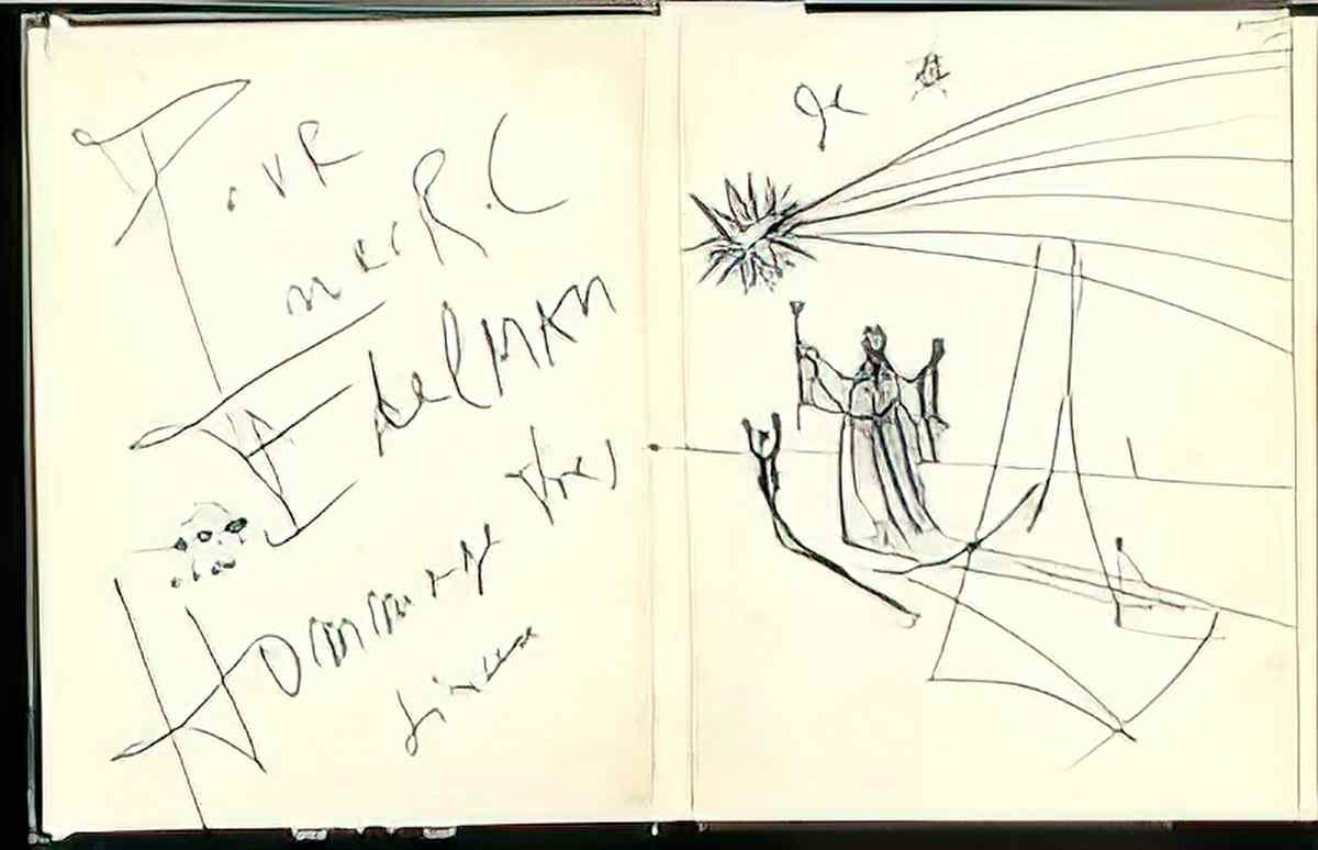 Salvador Dali salvador dali untitled12 Art A4 Photo Print