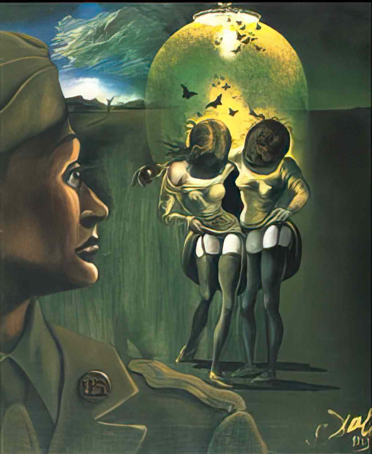 Salvador Dali salvador dali vanite Art A4 Photo Print