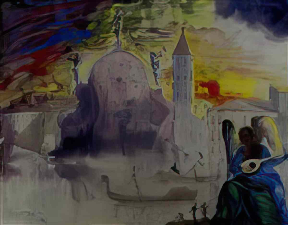 Salvador Dali salvador dali venise1 Art A4 Photo Print